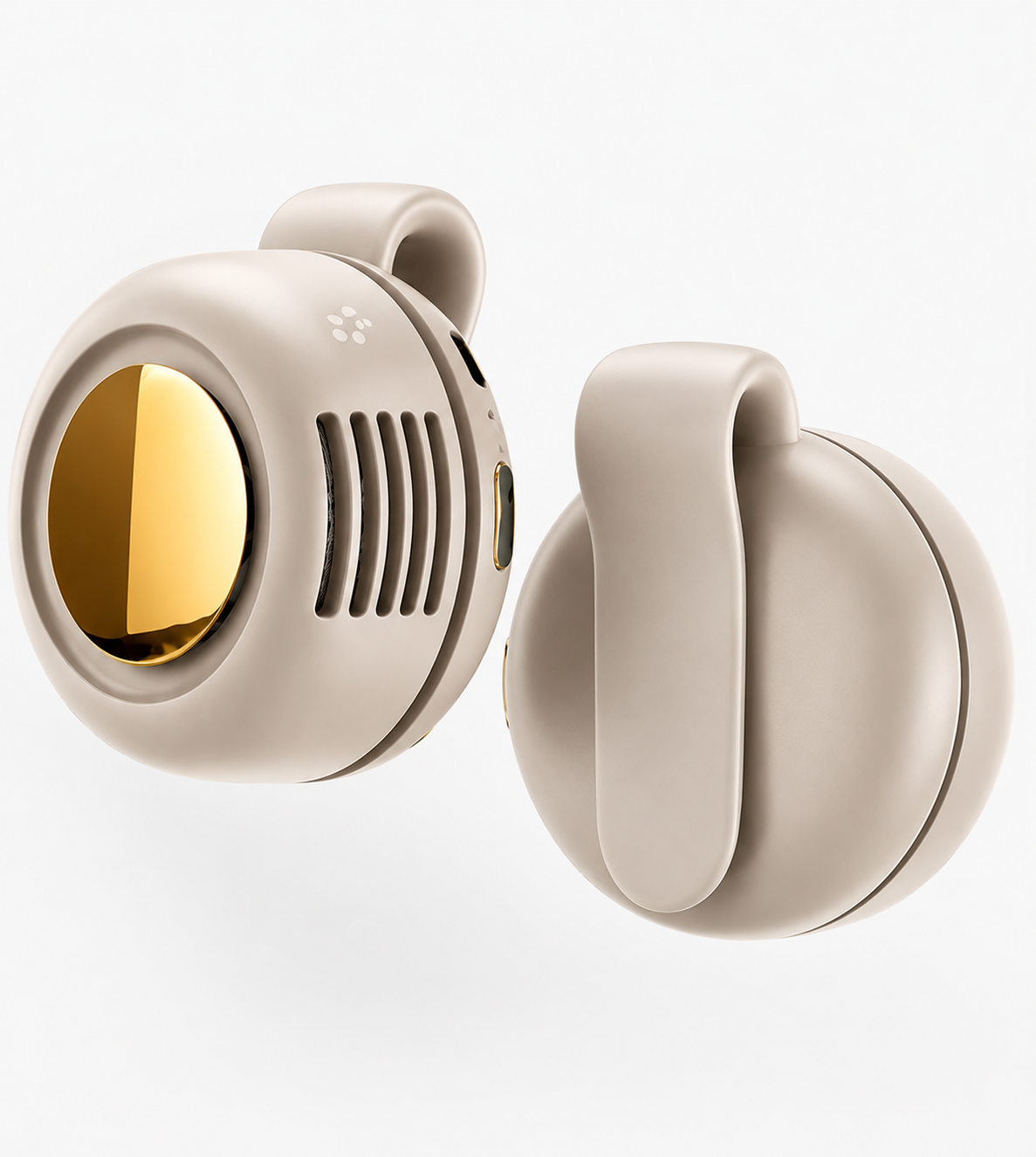 AERIX mini clip-on fan — Sand / White